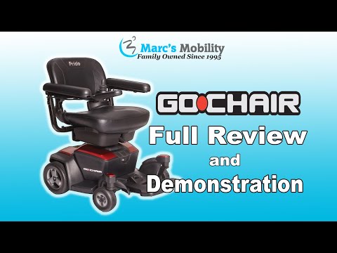 Pride Go Chair Portable Powerchair Review and Demonstration