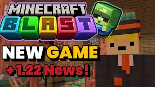 NEW MINECRAFT GAME REVEALED! Minecraft Blast! Update Numbering NEWS! 1.22 Soon?
