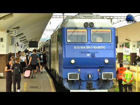 Trenuri & Activitate Feroviară 🚊🚆🚄 Trains & Rail Activity in Gara Cluj Napoca Station 08 July 2023