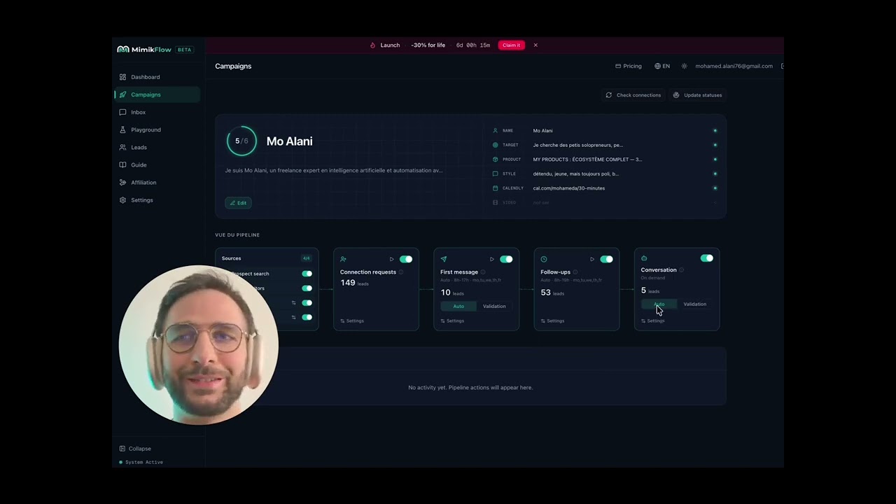 Mimikflow video preview