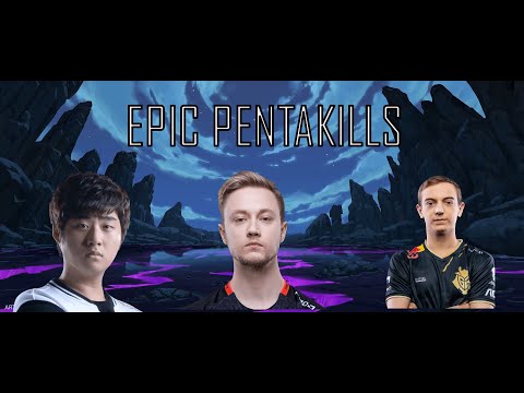 ALL PENTAKILLS at WORLDS & MSI (2014-2019)