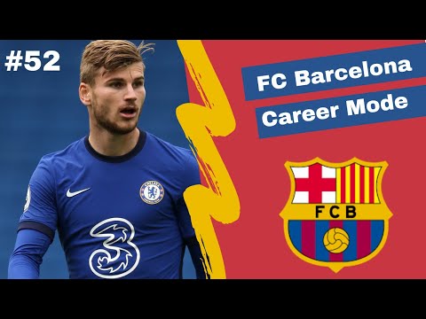 HOW DID WERNER MISS ALL OF HIS CHANCES AGAINST INTER MILAN? - FIFA 20 FC BARCELONA CAREER MODE EP52