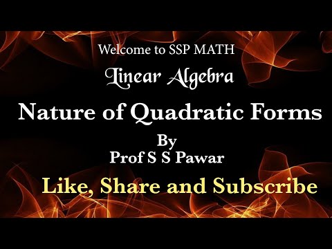 Quadratic Forms Lecture 7