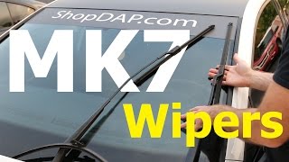 How to Install Windshield Wipers on a VW MK7