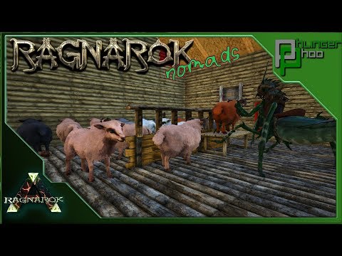 Ark: Ragnarok Nomads 38 - MANTIS BARBER! BUILDING A BARBERSHOP