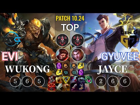 DFM Evi Wukong vs GEN gyuvee Jayce Top - KR Patch 10.24