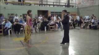 ROXANA SUAREZ y SEBASTIAN ACHAVAL Bailando el Vals ILUSIÓN AZUL en la MILONGA DEL MORAN