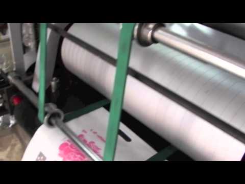 Non woven bag printing machine