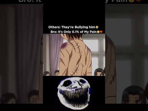 They thought they're bullying him 💀🥵☠️ #anime #guessthesong