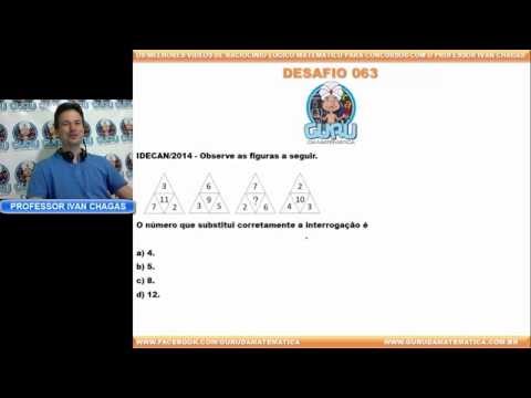 DESAFIO 063 - QUAL NÚMERO SUBSTITUI CORRETAMENTE A INTERROGAÇÃO?  (www.gurudamatematica.com.br)
