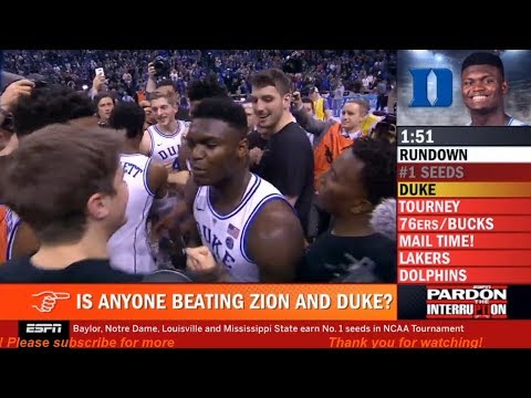 Pardon The Interruption 03/18/2019 | Michael Wilbon [FRETTED] Is Anyone beating Zion and Duke?
