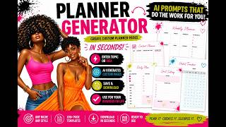 How I Create Unlimited Planner Pages in Minutes | Planner Generator Tutorial