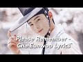Cha Eunwoo - Please Remember  [기억해줘요] (Lyrics)