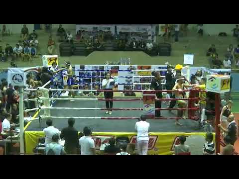 Luta do atleta Luiz Henrique Brasil vs Tailândia