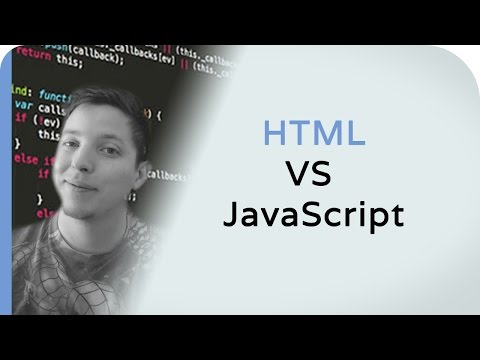 What's The Difference With HTML VS JavaScript