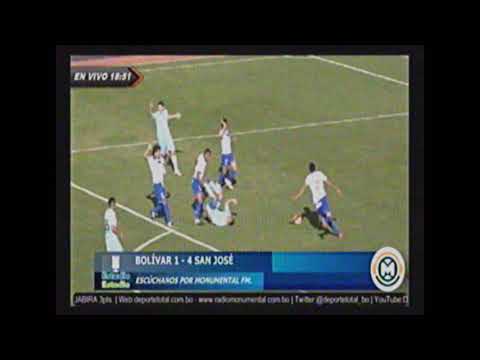 Estudio Estadio analiza el Bolivar 1 - 4 San Jose