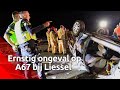 Auto slaat over de kop op A67, weg lange tijd afgesloten