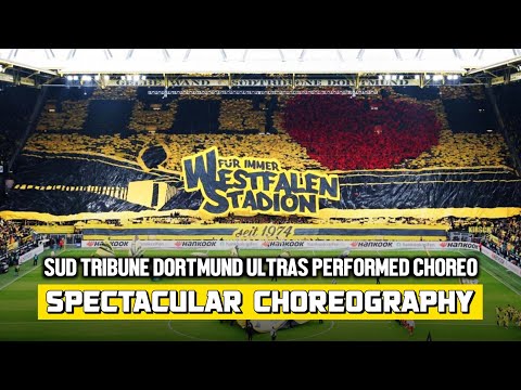 Dortmund - Union | Incredible Choreo Dortmund Ultras Sud Tribune | Bundesliga (08.04.23)