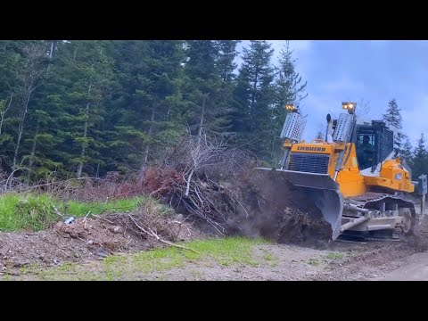 Massive Bulldozer Building Steep Mountain Road | Extreme Heavy Equipment Construction