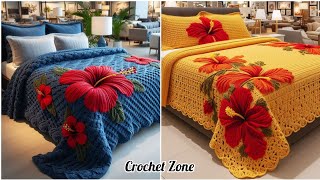 Crochet Bedcover design model for you. Crochet Bedcover design ideas. #crochet #diy #bookcovers 