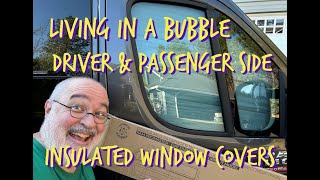 Living In A Bubble Insulated Window Covers - Driver & Passenger Side - RAM Promaster - Vanlife