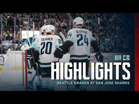 Seattle Kraken at San Jose Sharks | 12/20 Game Highlights