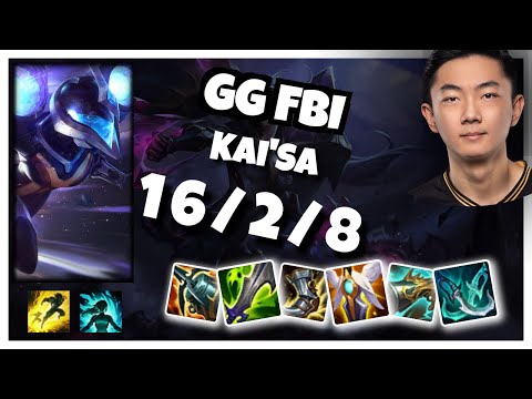 Kai'Sa vs Miss Fortune GG FBI BOT (16/2/8) - v11.2