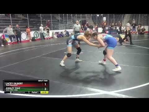 122 Lbs Champ. Round 2 - Lacey Gilbert, Team Kentucky Vs Ashley Diaz, Team New York 0452