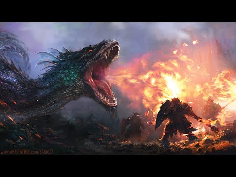 Epic Medieval Fantasy Dwarf Music - The Dragon's Attack