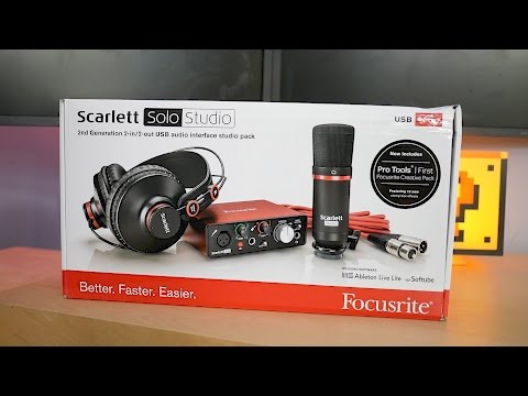 MASSIVE Audio Upgrade! Focusrite Scarlett Solo Studio Pack (2nd Generation) Unboxing and Samples