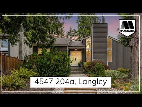 SOLD  - 4547 204A, Langley. Marketed by the Macnabs