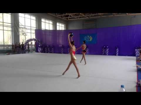 Grishko Anastasia Yakhno Sofiya, ball, coach: Nataliia Kuznets