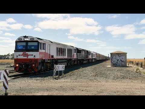 SCT 3MP9 Australian Diesel Locomotive Freight Train (27/1/2021) - PoathTV Railways