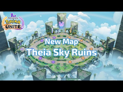 New Stadium Reveal: Theia Sky Ruins | Pokémon UNITE