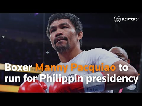 Boxer Manny Pacquiao to run for Philippine presidency