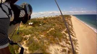 preview picture of video 'Geographe Bay Hang Gliding Bunbury Dalyellup HD'