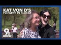 Celebrity Kat Von D's black tulip field draws crowds to small Indiana town