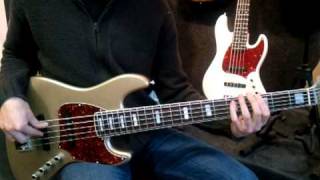 Video thumbnail for BeBop bass 3 of 3 by degierguitarsbasses