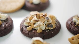 브라우니 스모어 쿠키 만들기 (에어프라이어도 OK) brownie s'more cookies recipe | 한세 HANSE