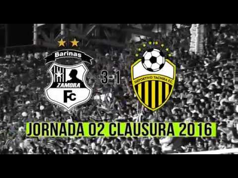 Vídeo | Resumen: Zamora FC 3-1 Deportivo Táchira | Jornada 02- Clausura 2016