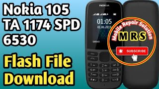 Nokia 105 Ta 1174 SPD 6530 8MB Flash File Download