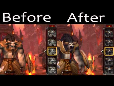 Faces of the New Male Tauren Model - Before and After [WoD Beta]