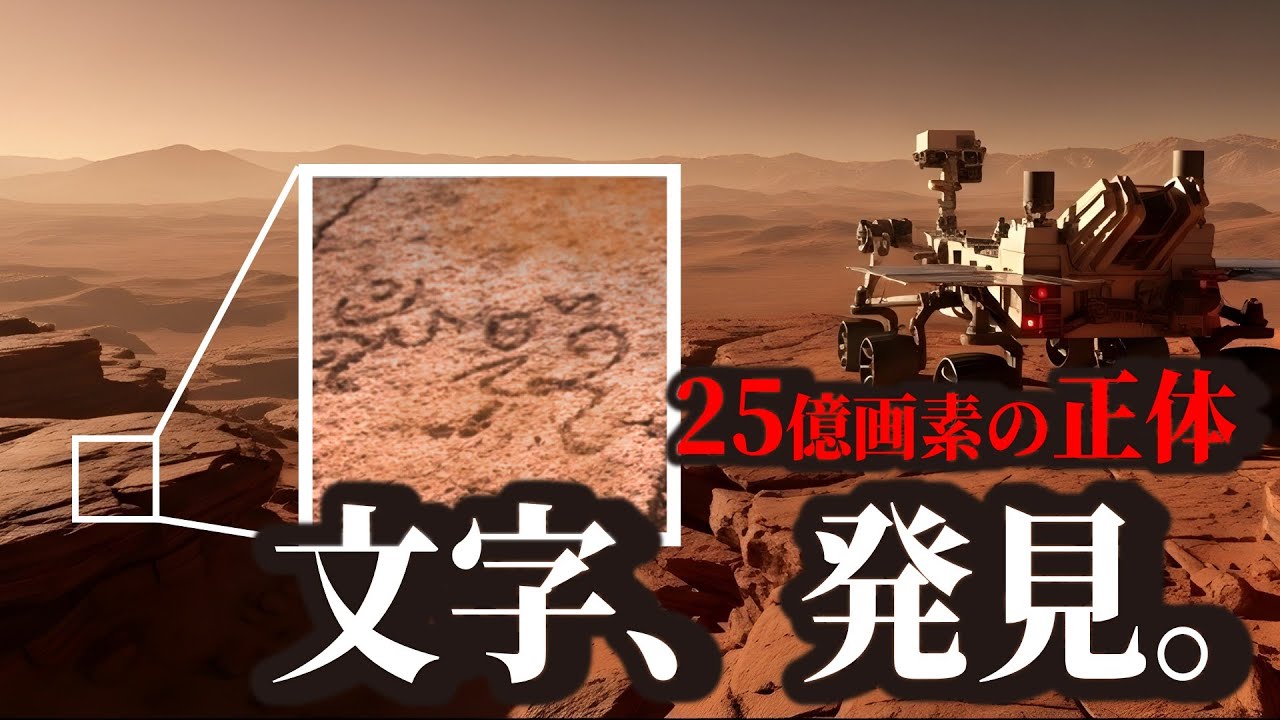 【25億画素】火星の「モノリス」を拡大した結果、古代日本の漢字に酷似した刻印を発見か？