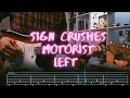 Left sign crushes motorist Сover by @Egor5287  / Guitar Tab / Lesson / Tutorial