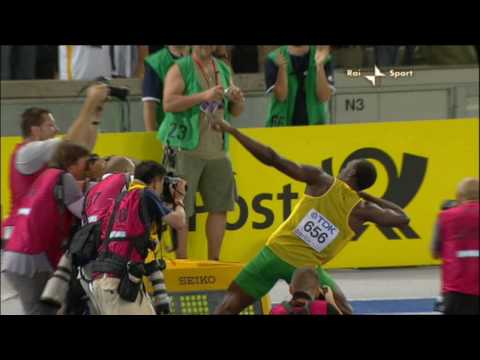 Usain Bolt finale 100 m 2009 record del mondo