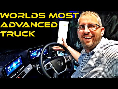 2019 Mercedes Actros Cab Tour Featuring Multi-Media Cockpit
