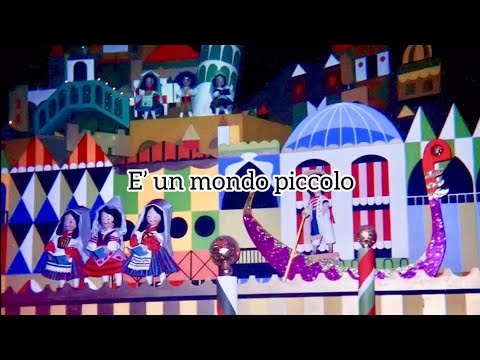“it’s a small world” 1992 Italian lyrics