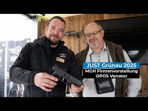 JUST Grünau 2025: MGH Firmenvorstellung und die Pistole OPOS Venator