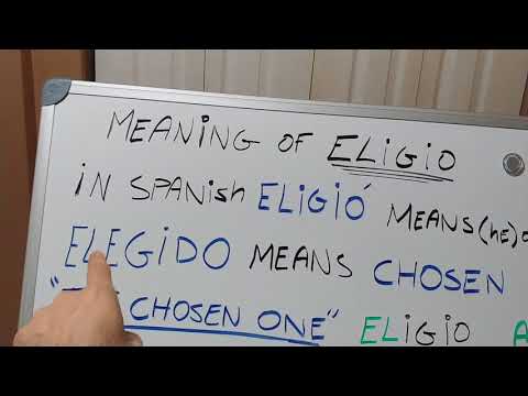 Meaning of the name Eligio