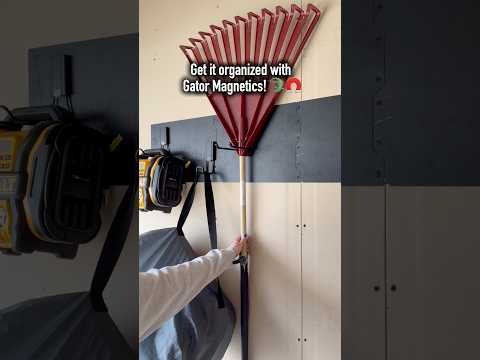Video: Gator Magnetics Garage Wall Storage System for Yard Tools & Supplies video thumbnail
